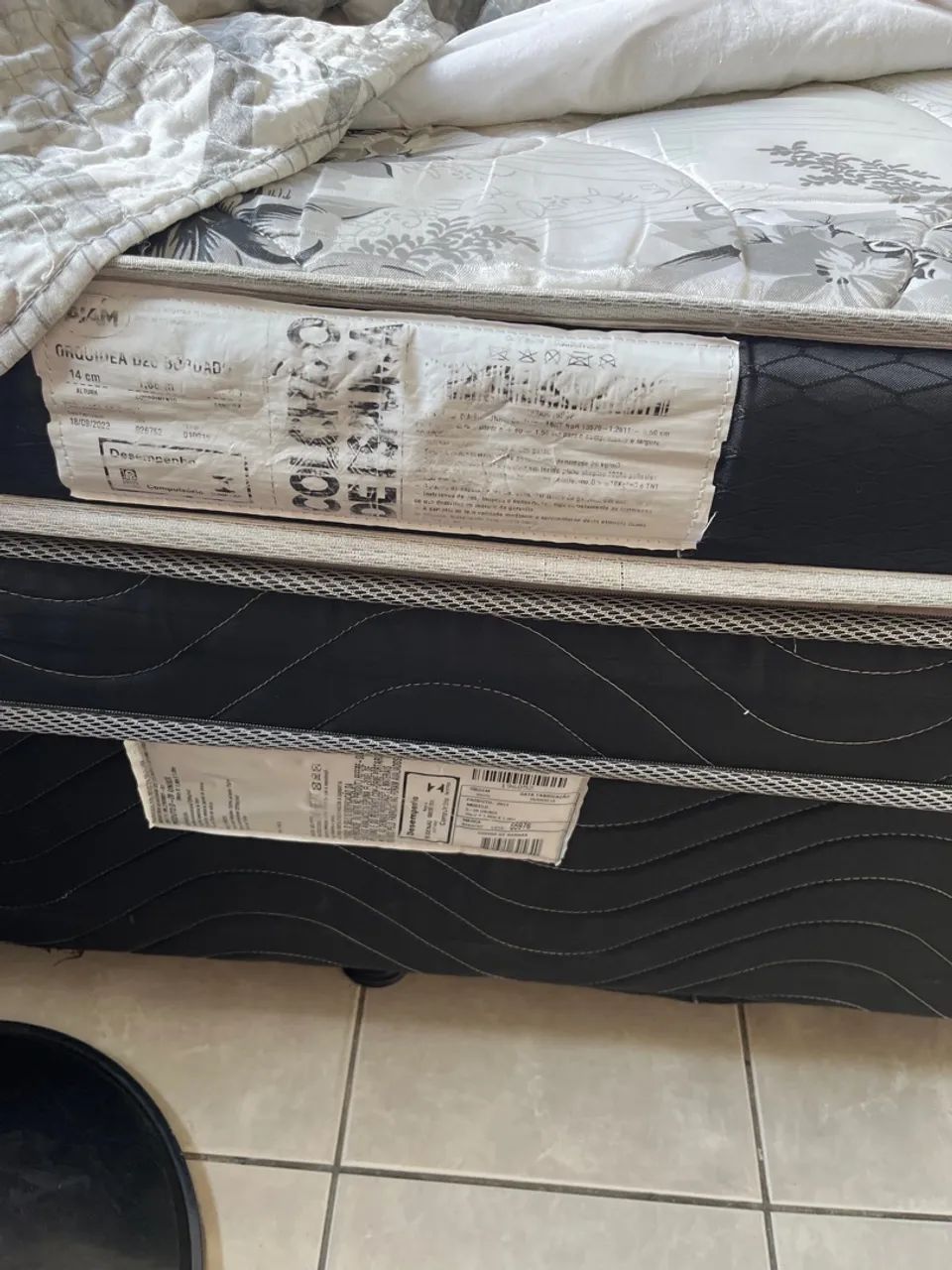 Cama de casal box com colchão incluso - Foto 2