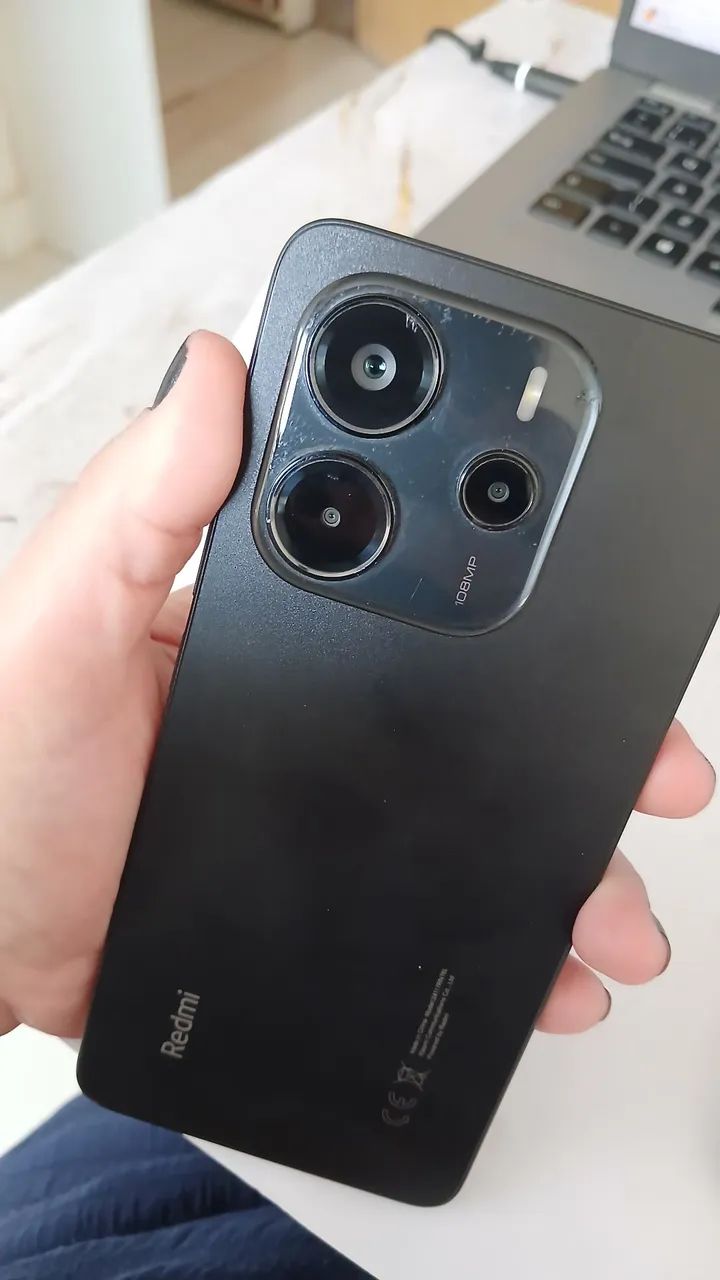 Redmi Note 14 4G 256GB 8GB RAM - Tela Quebrada - Foto 4