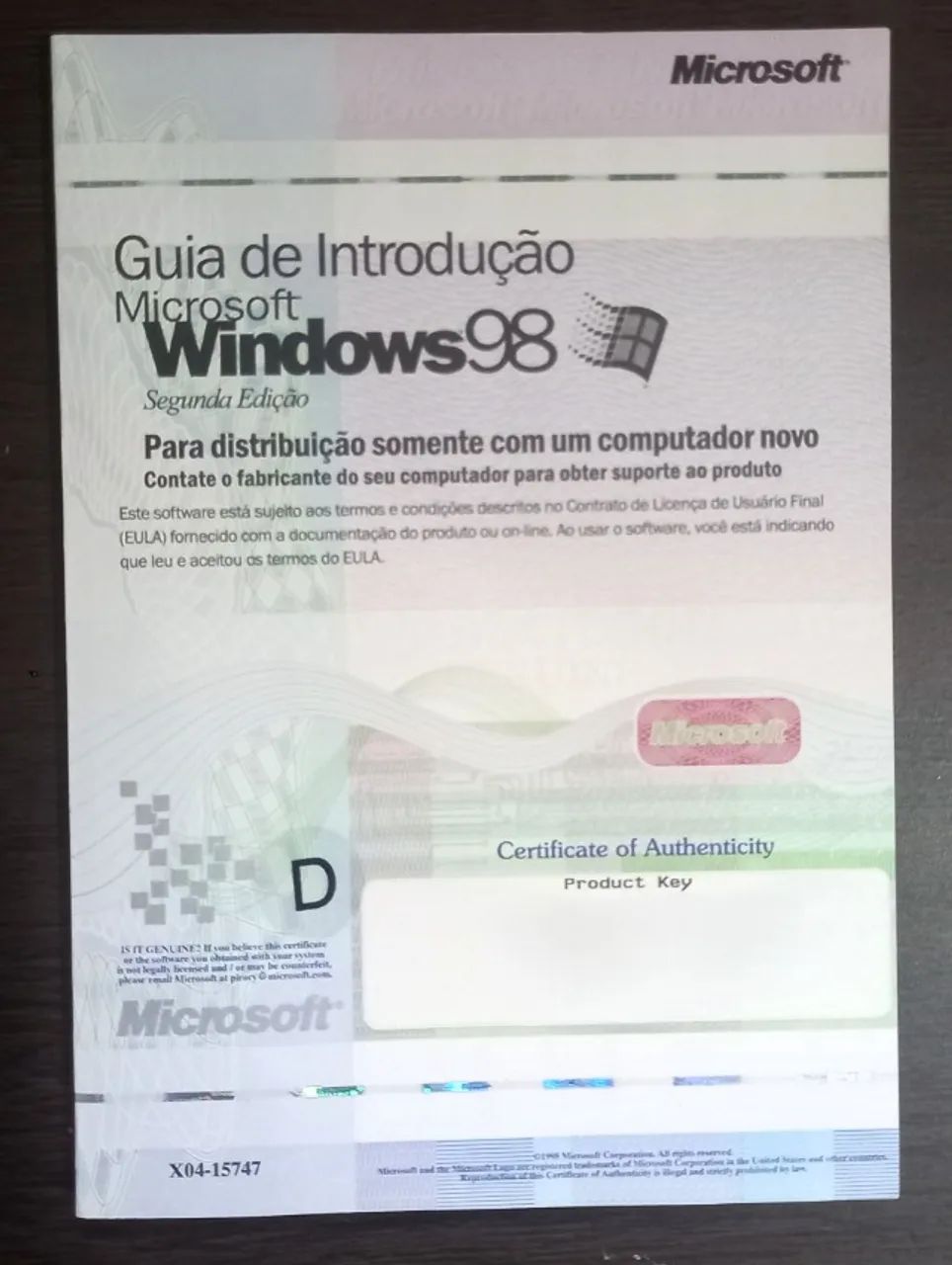 Midias de instalação Windows 98 (nunca foram usadas) - Foto 5