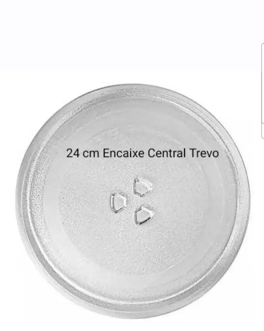 Prato 24,5 cm de Diâmetro para Microondas Várias Marcas e Modelos 