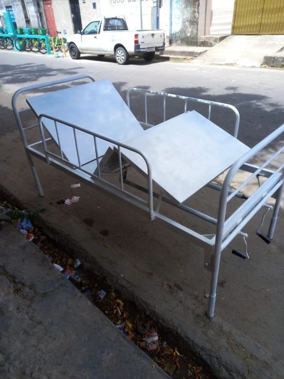 Cama hospitalar manual - aluguel e venda  - Foto 4