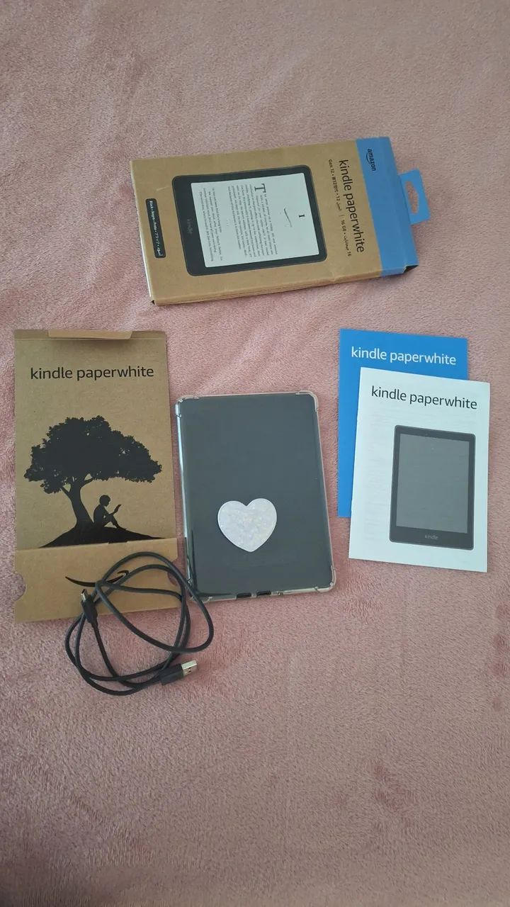 Kindle 12 geração + capa  - USADO com caixa