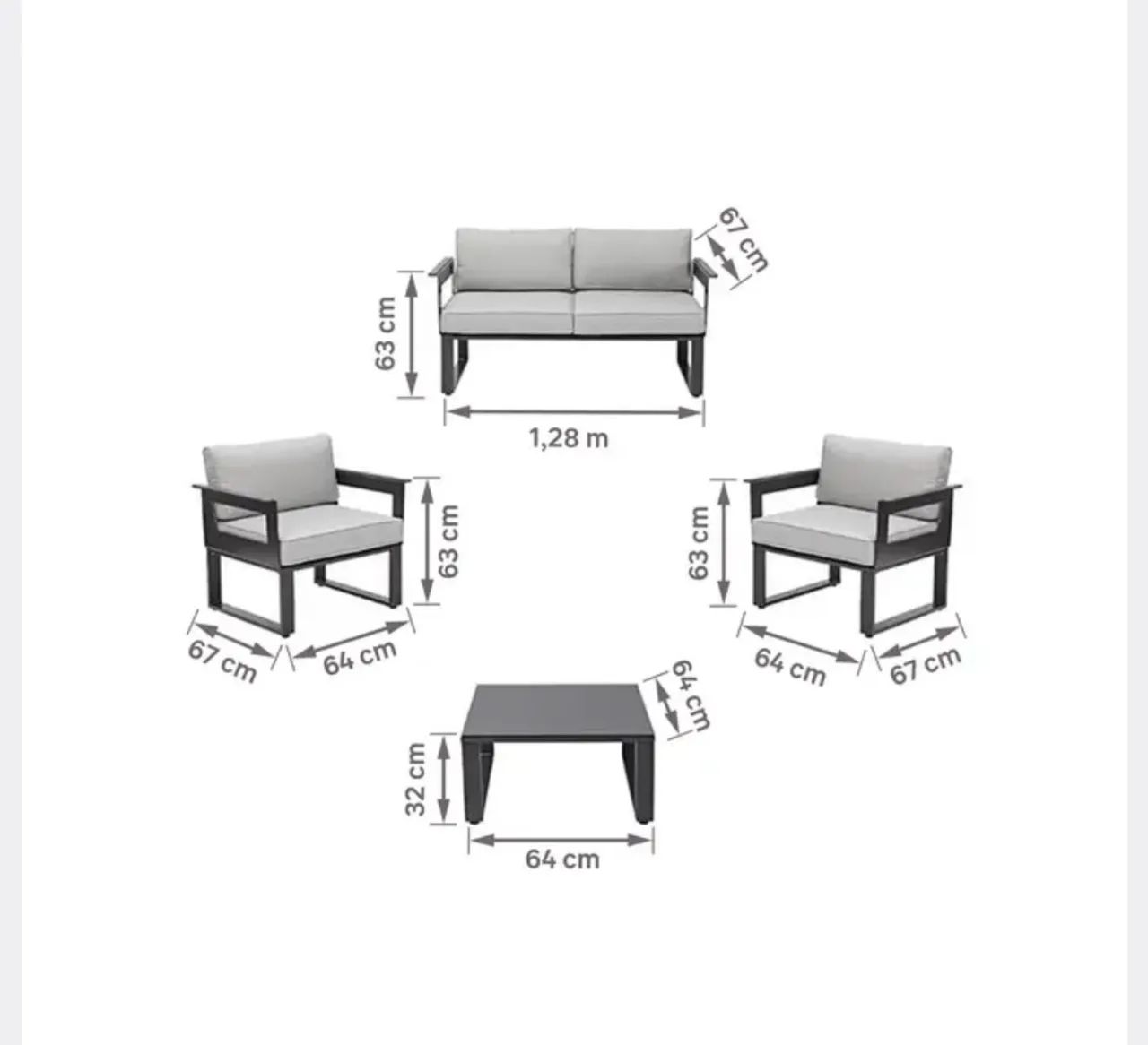 Conjunto sofás área externa  - Foto 3