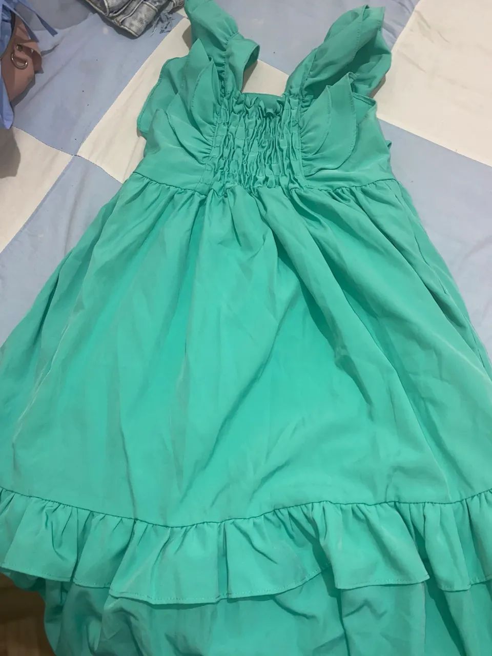 Vestido verde infantil  - Foto 4