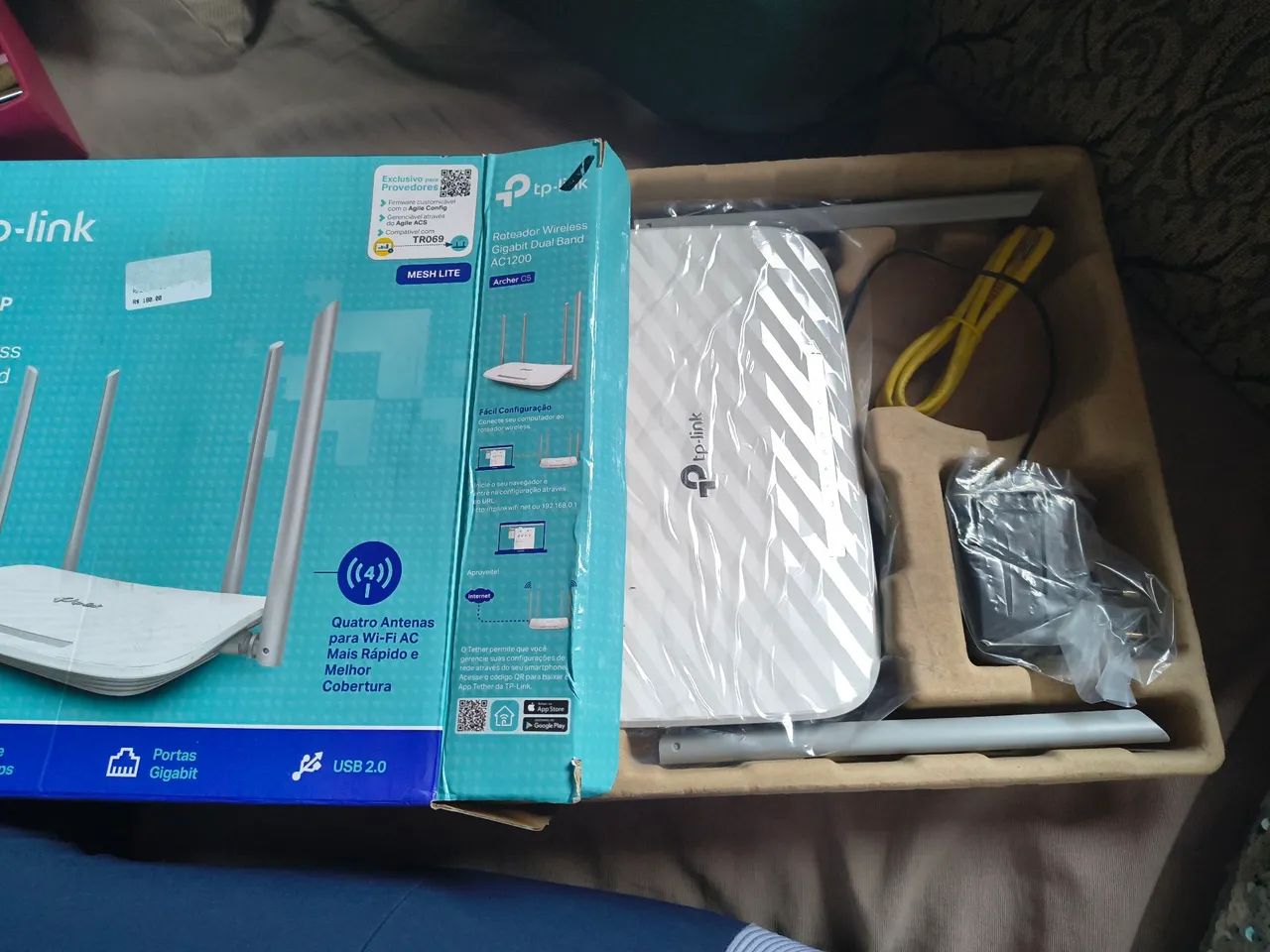 Roteador wireless Gigabit Dual Band AC1200 - Foto 3