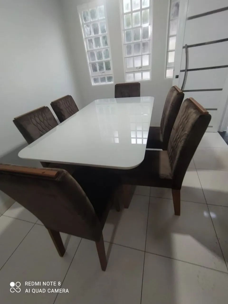 Mesa de jantar com 6 cadeiras - entrega gratuita 