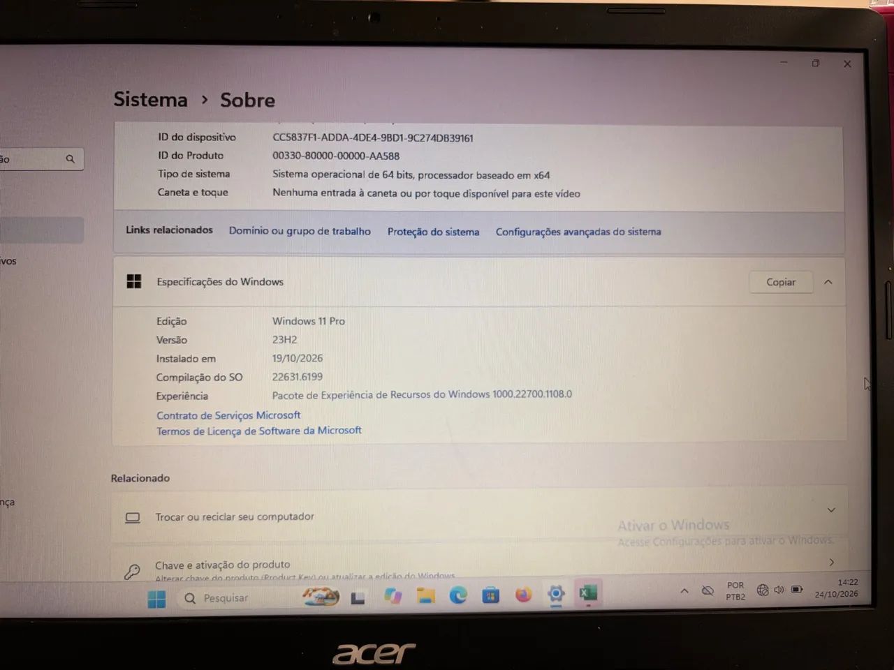 NOTEBOOK ACER ASPIRE 3 ? COMPLETO E ORIGINAL - Foto 4