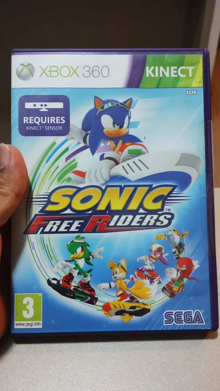 Sonic free riders KINECT Xbox 360
