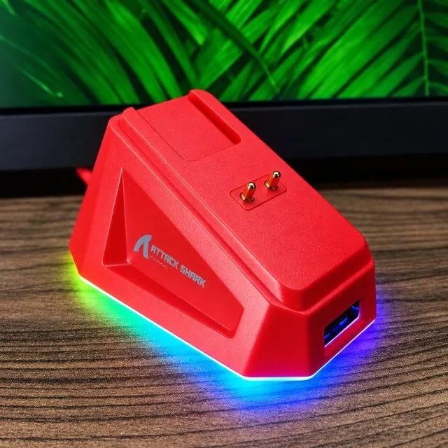 Mouse Sem Fio Attack Shark X11 Com Dock De Carregamento - Foto 5