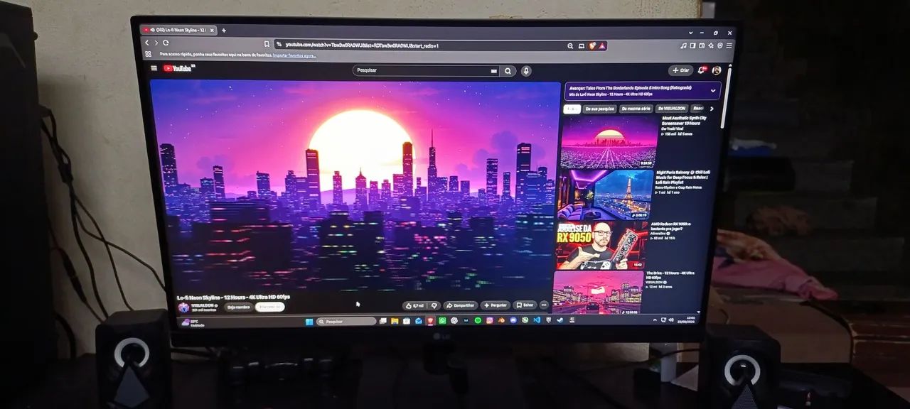 Monitor LG Full HD 75 Hz  R$ 500 - Foto 2