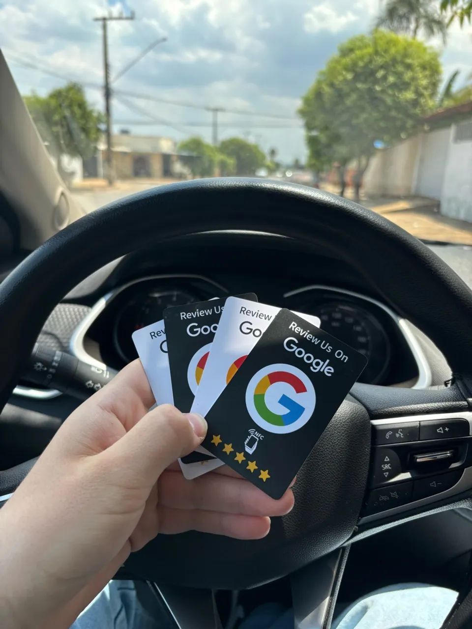 Plaquinha NFC para avaliações do Google - ENVIO PARA QUALQUER CIDADE/ESTADO