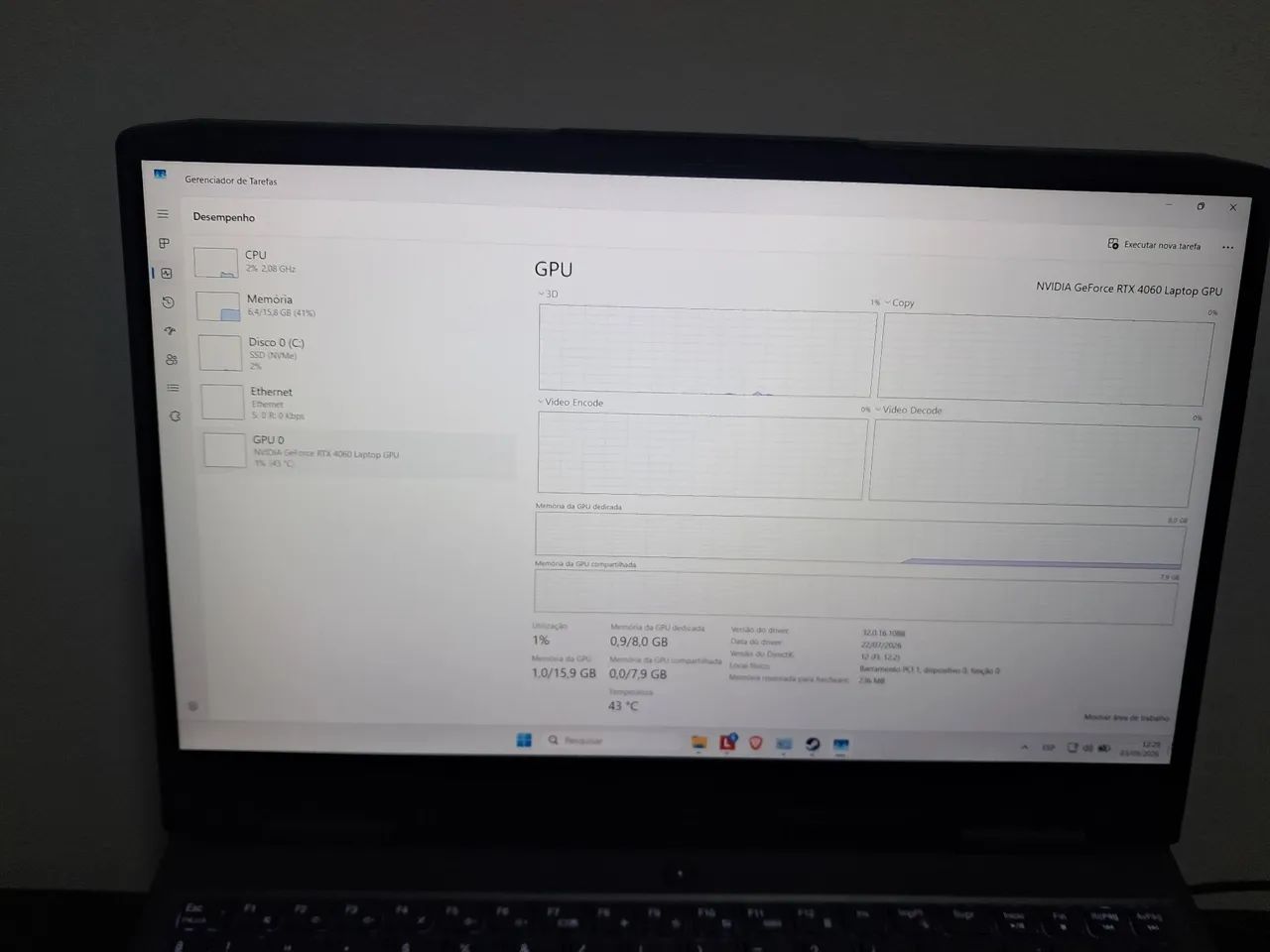 Notebook Gamer RTX 4060 LENOVO LOQ - Foto 5