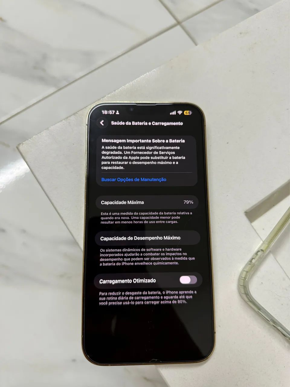 iPhone 13 Pro Max impecável,aceito troca em iPhone maior com volta minha  - Foto 3