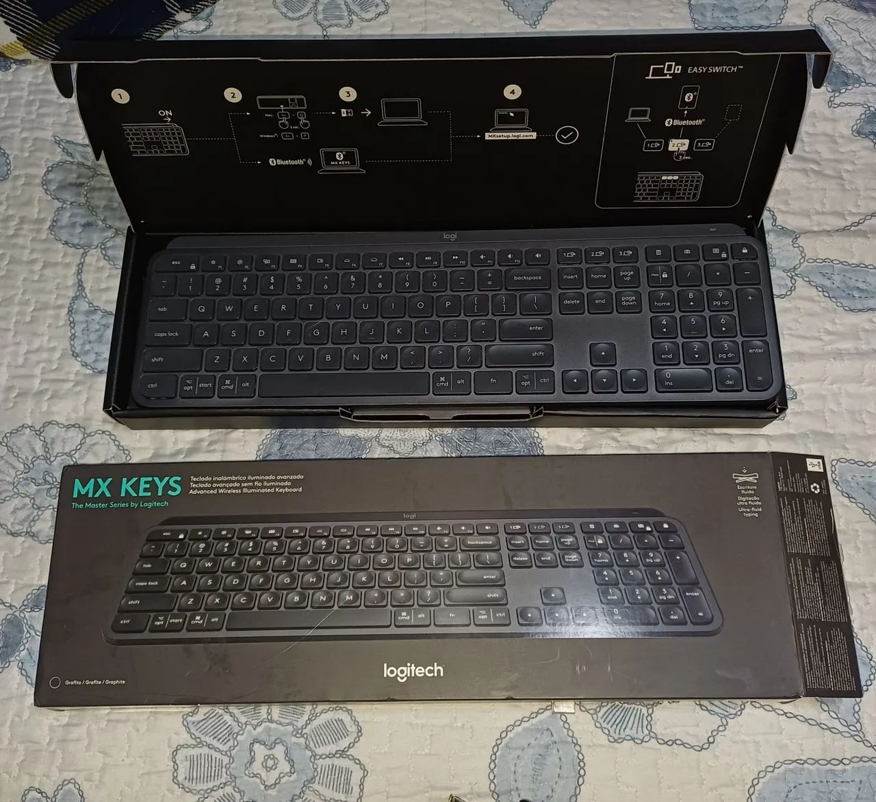 Teclado e mouse sem fio logitech MX - Foto 5