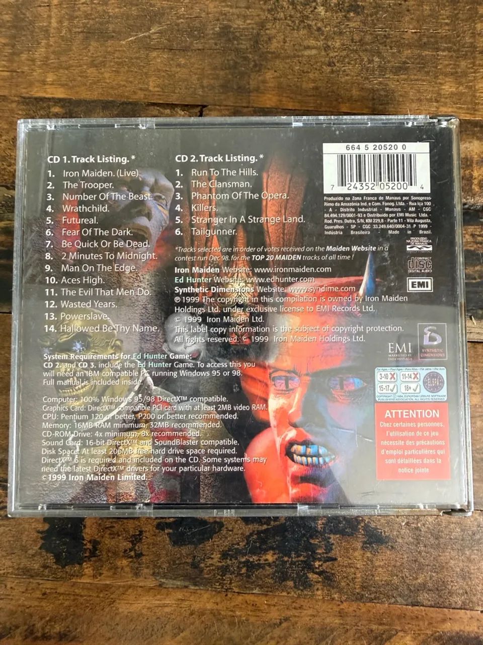 Vendo CD IRON MAIDEN ED HUNTER - Foto 2