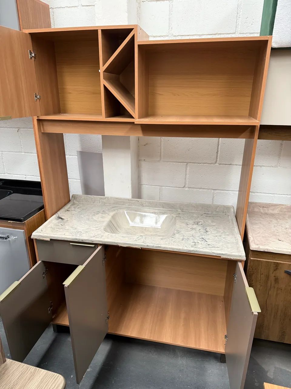 Cozinha compacta com tampo - entrego  - Foto 4