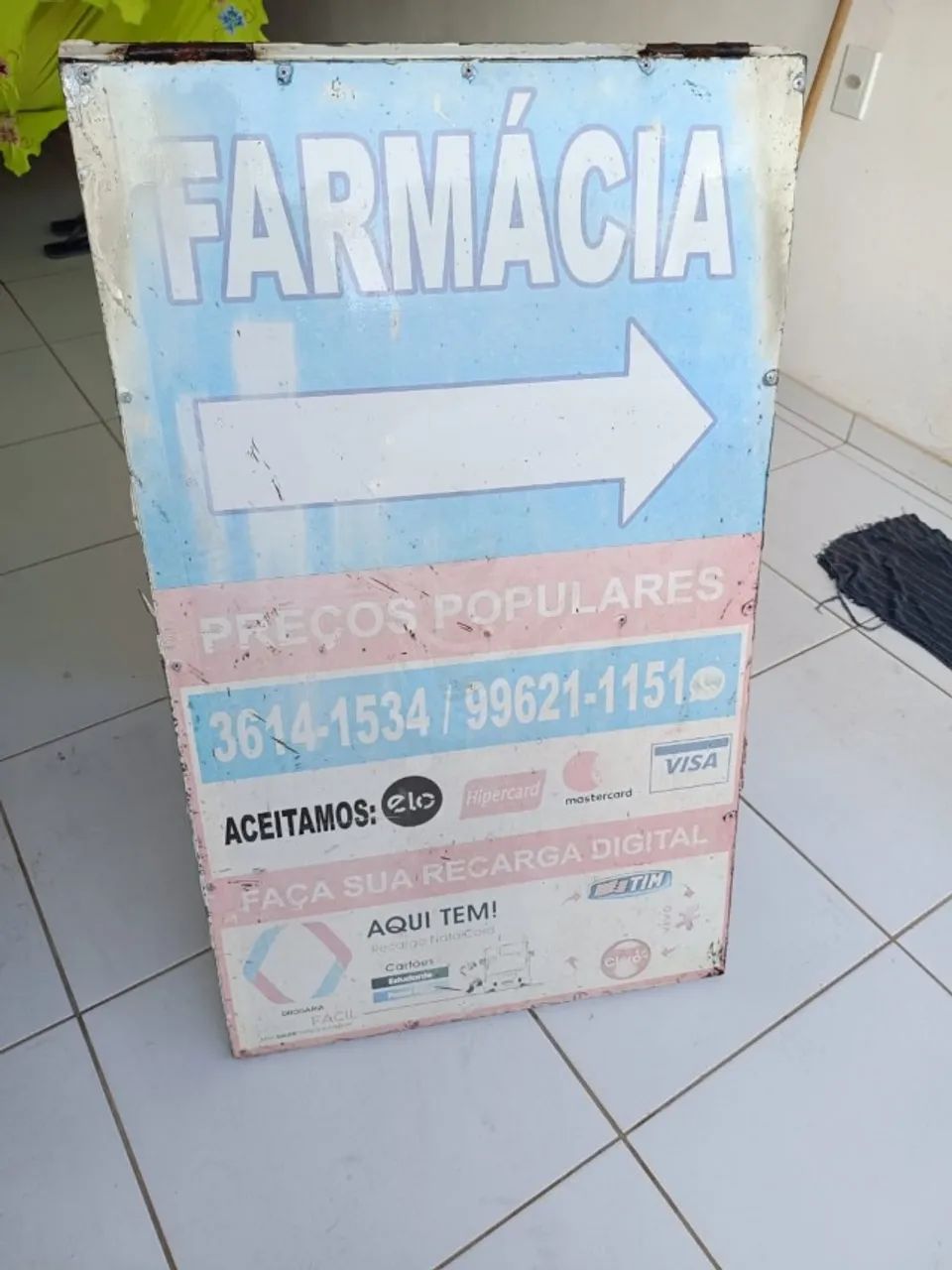 Placa Comercial /metalon galvanizado e zinco - Foto 3