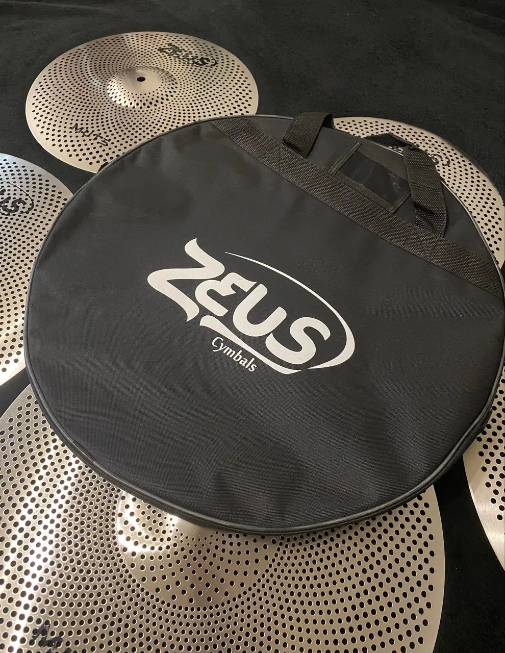 S07セット Kit de Pratos Silenciosos Zeus Mute (14, 16, 18 e 20) + Bag