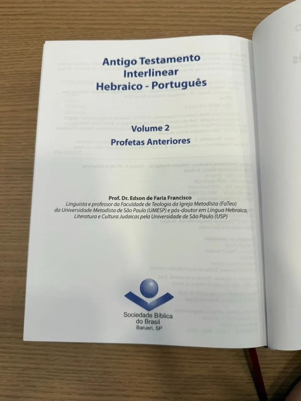 Antigo Testamento Interlinear Hebraico-Português Volume 2 - Foto 3