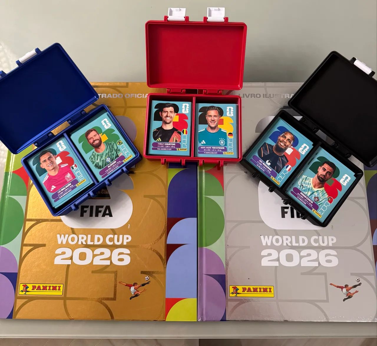  Kit do Álbum da Copa 2026 ouro ou prata 