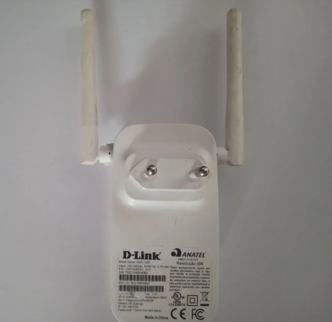 EXTENSOR/REPETIDOR DE WI-FI 