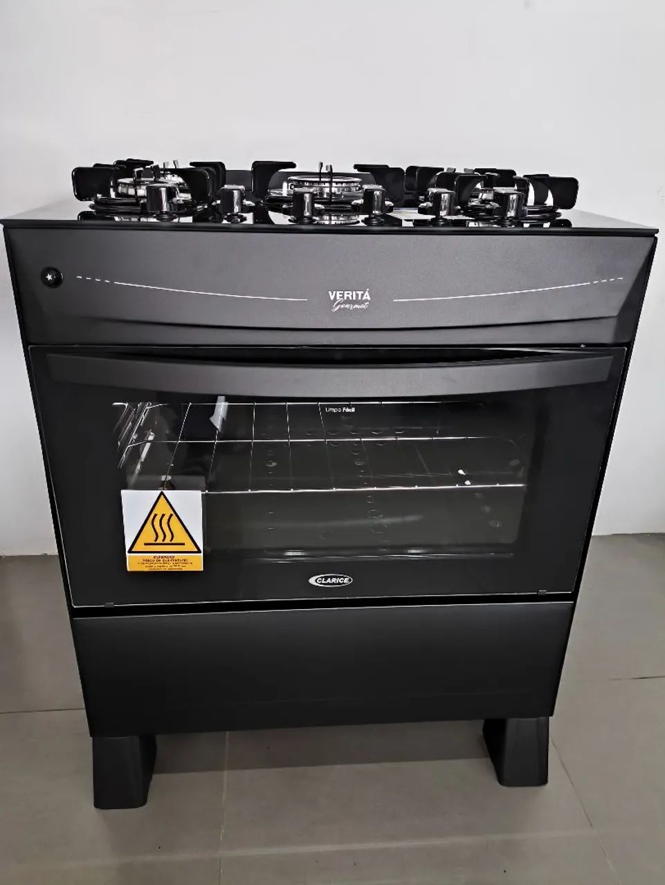 FOGÃO 5 BOCAS COM MESA EM VIDRO TEMPERADO  - Foto 3