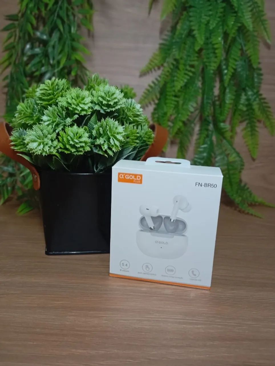 Fone Bluetooth A'Gold BR50 TWS Sem Fio com Microfone e Estojo - Foto 5