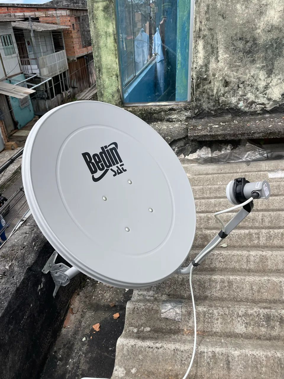 Antena + receptor com instalação  - Foto 2