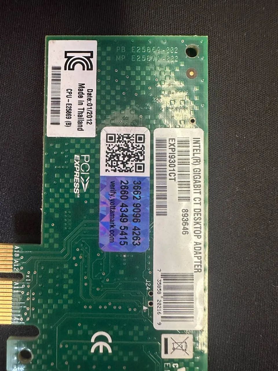 Placa de rede Intel gigabit pro - Foto 4