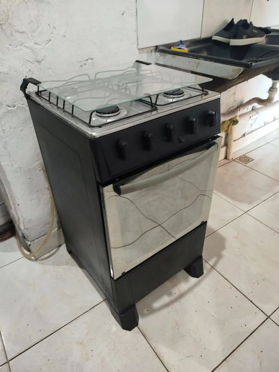 fogão usado não e automático não 