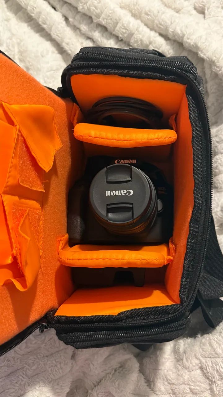 Canon EOS Rebel T7 - Completa + Bolsa Greika | Pouco Uso - Foto 3