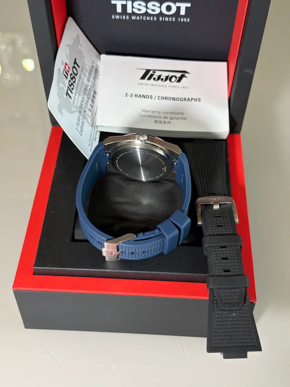 Relógio Tissot Prx 40mm Quartz + pulseira extra  - Foto 4