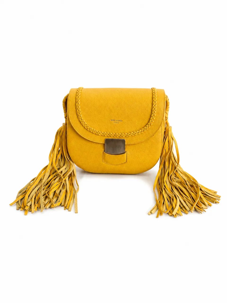 Bolsa Carmim em Couro com Franjas - Foto 2