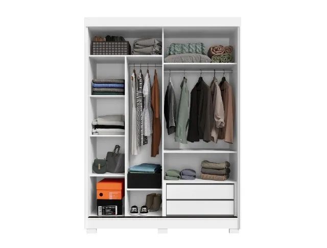 GUARDA ROUPAS 2 PORTAS COM ESPELHO!! - Foto 4