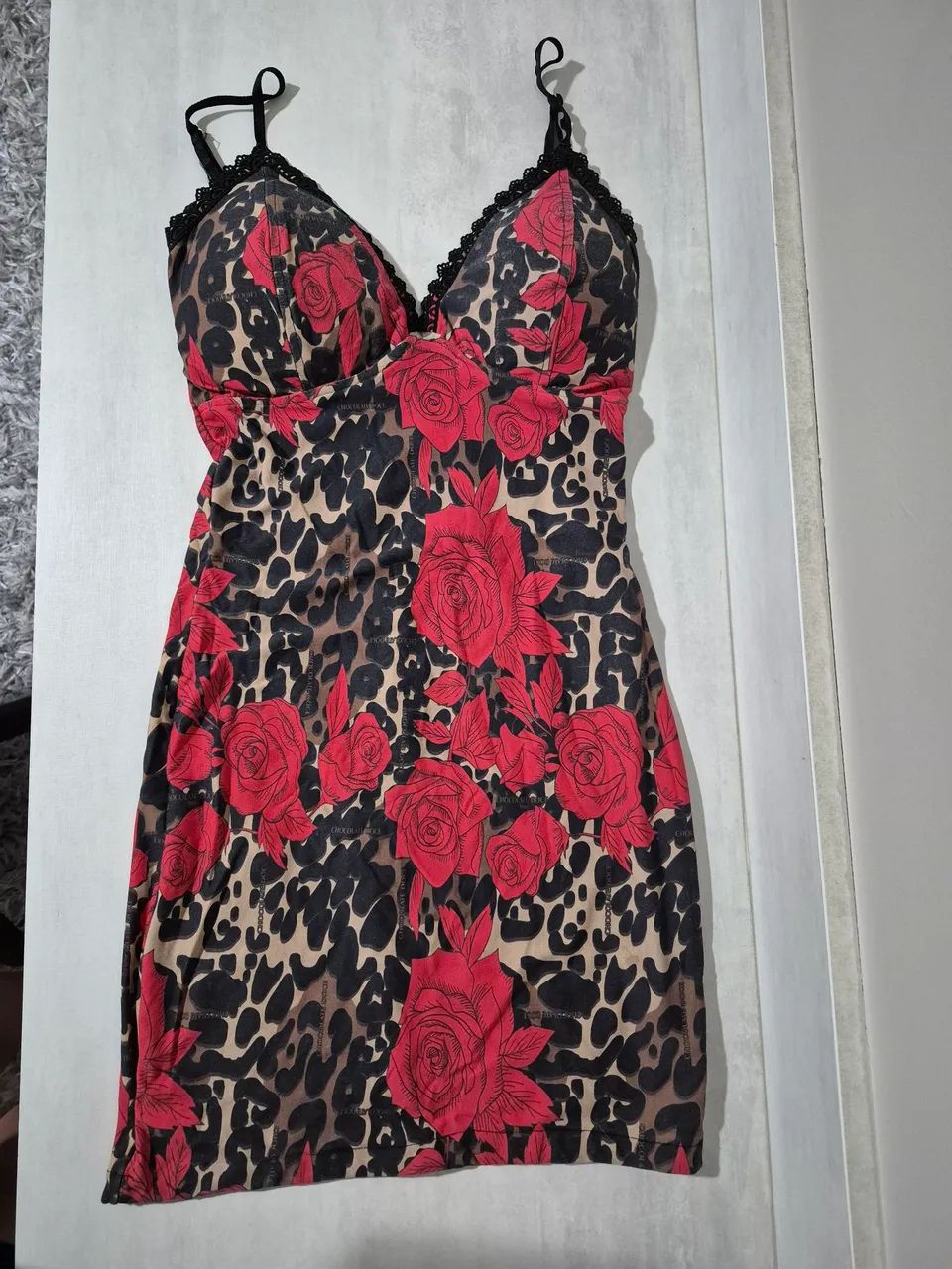 Vestido florido da marca Chocolate Doce tamanho P