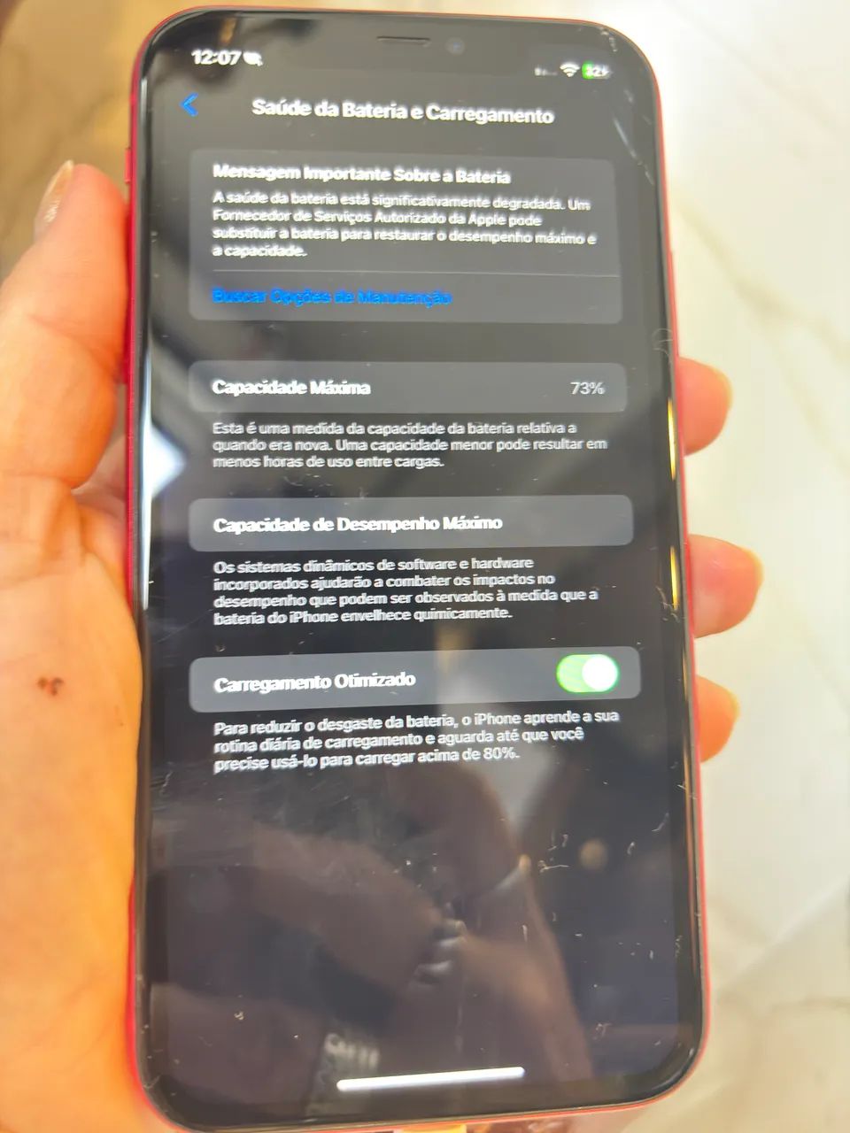 Iphone 11 256GB VERMELHO  - Foto 4