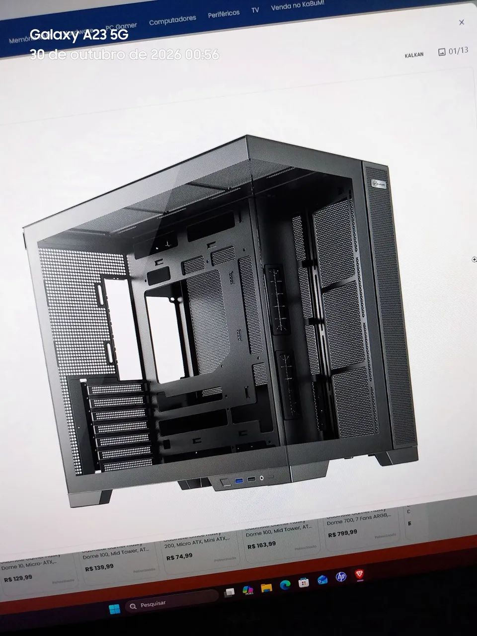 Gabinete Gamer com 6 Fans e Watercooler  - Foto 3