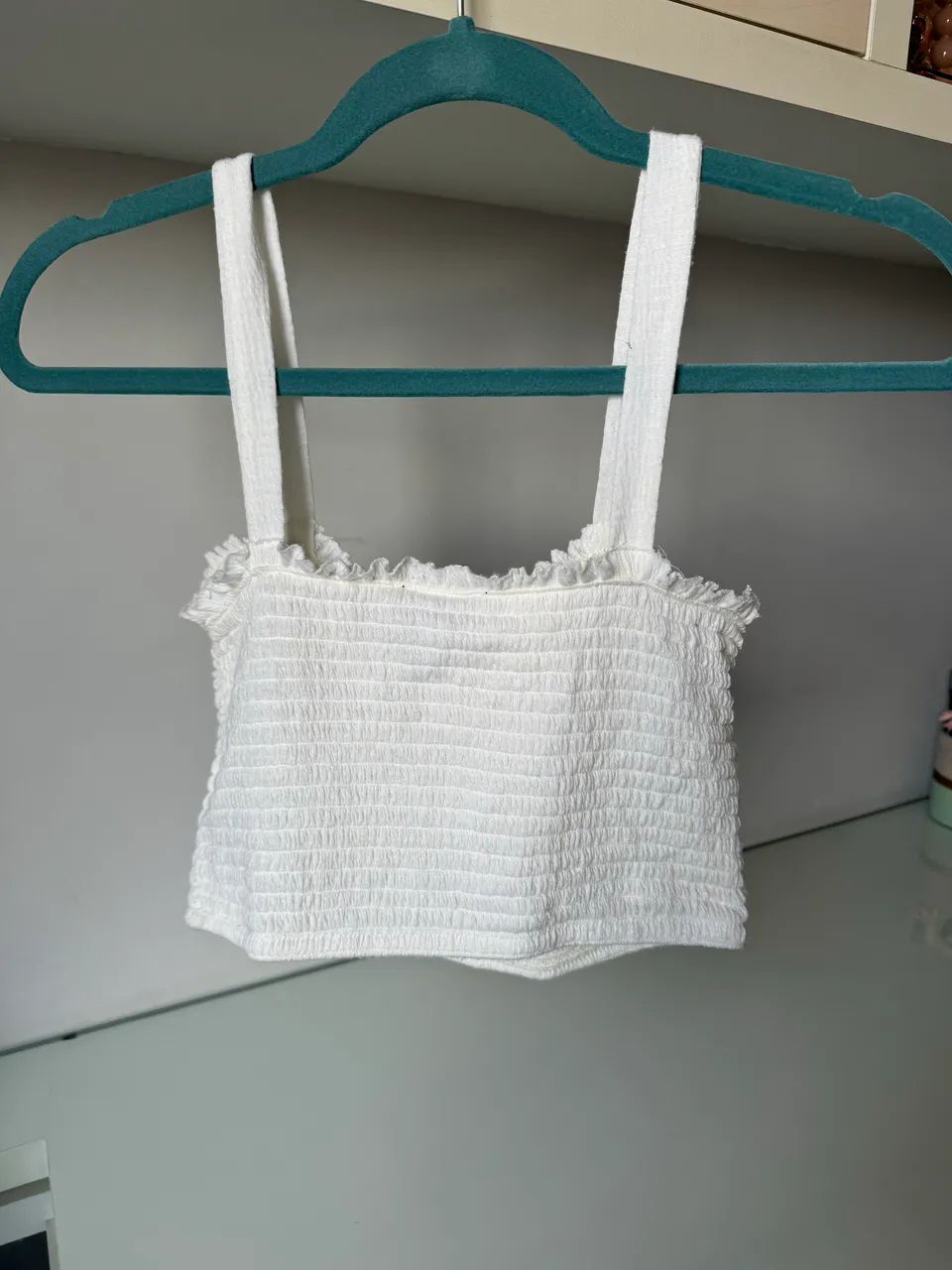 cropped forever 21 branco p - Foto 3
