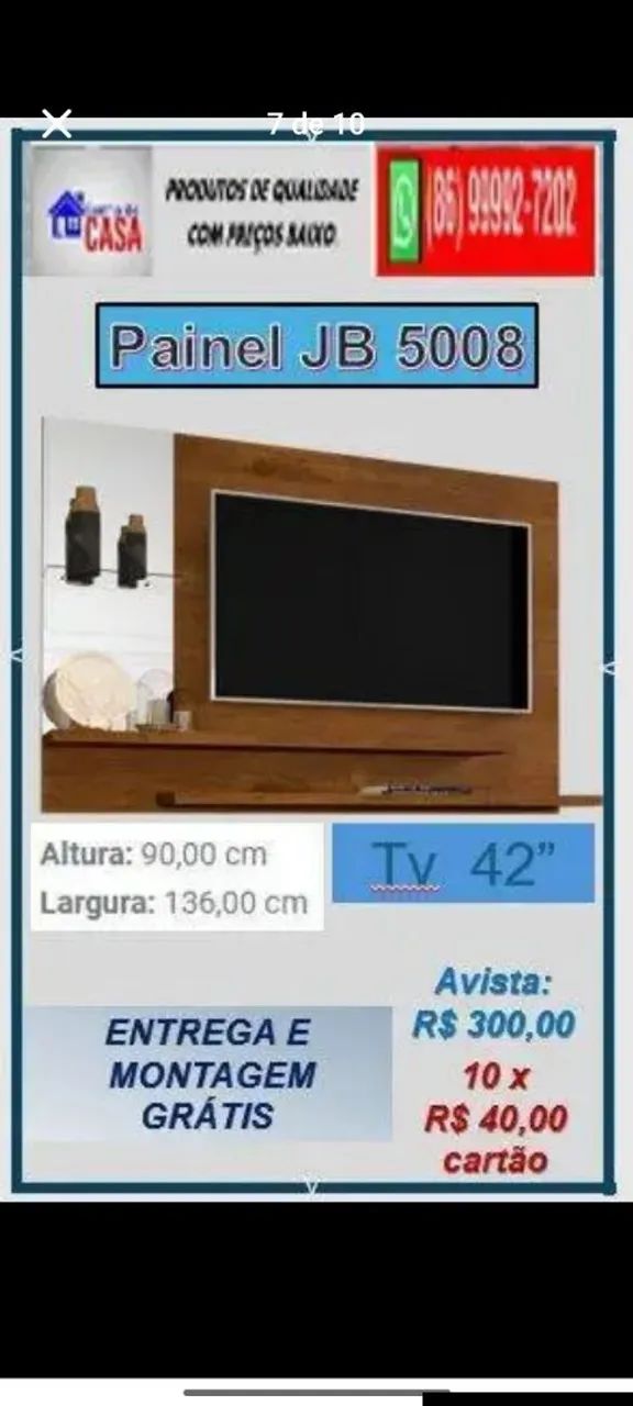 Bancadas e painéis para tv - Foto 4