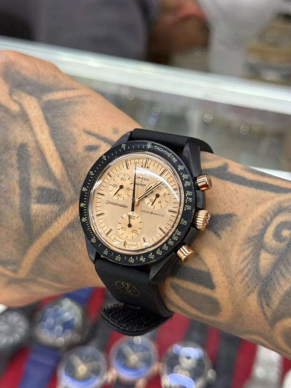 RELOGIO SWATCH OMEGA MOONSWATCH NOVO  - Foto 5
