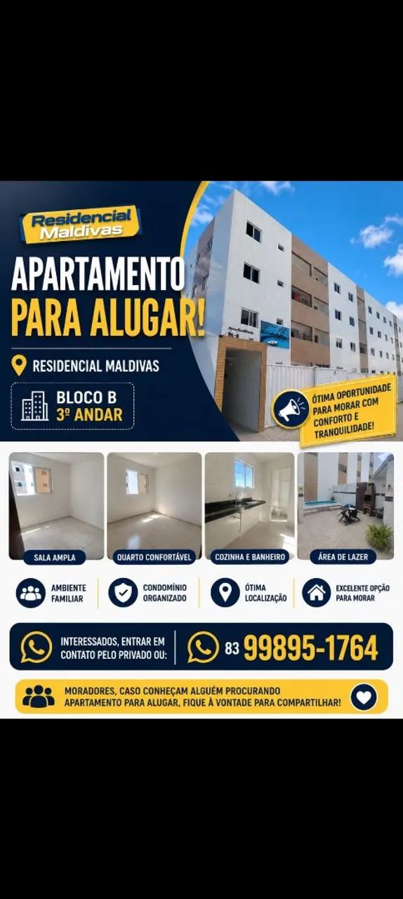 Apartamento com ótima localização 