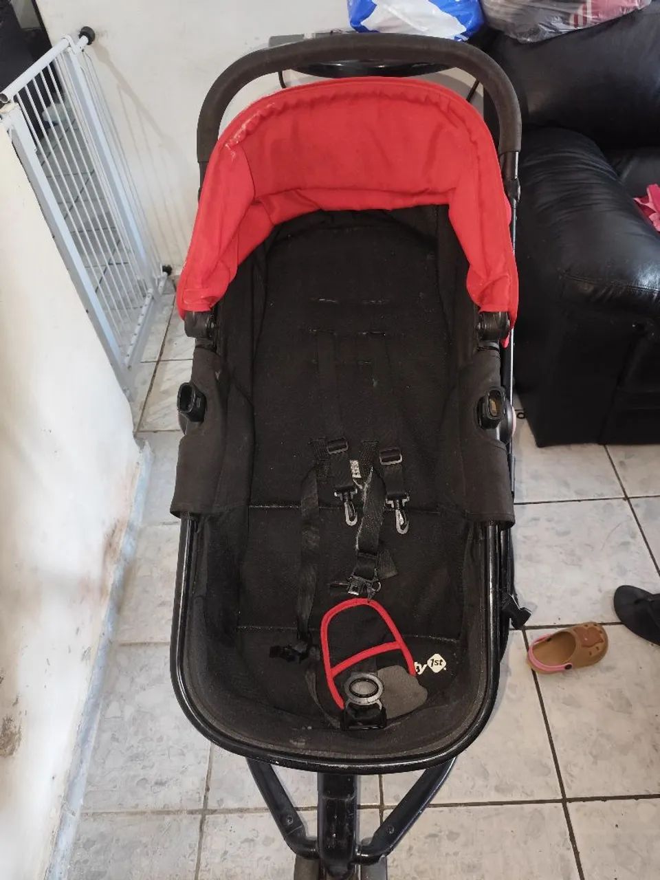 Carrinho, bebê conforto e Moisés Safety St  - Foto 4