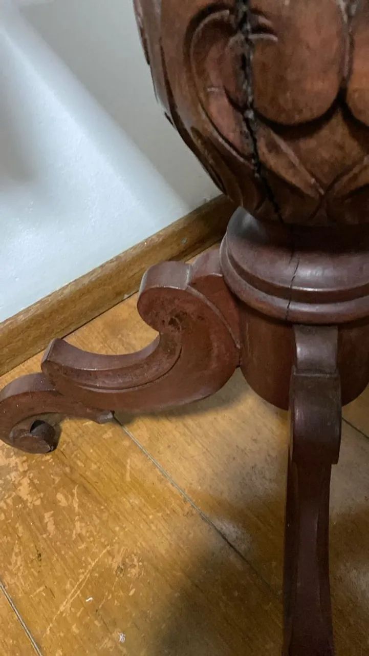 Pe de Mesa Madeira maciça  - Foto 2