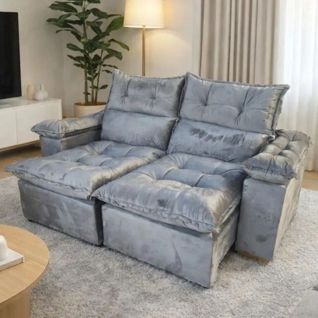 Sofá Retrátil e Reclinável Imperial 2,00 m  Produto Novo!  Pronta Entrega! - Foto 2