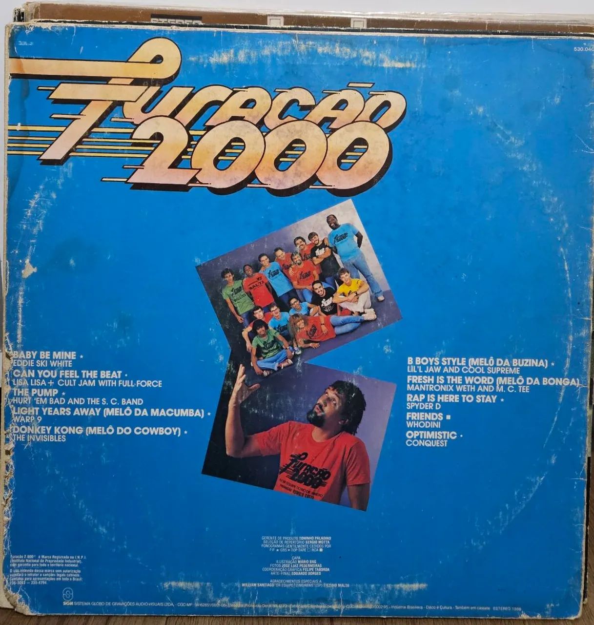 Lp Disco de Vinil - Furacão 2000 - 1986 - Foto 2