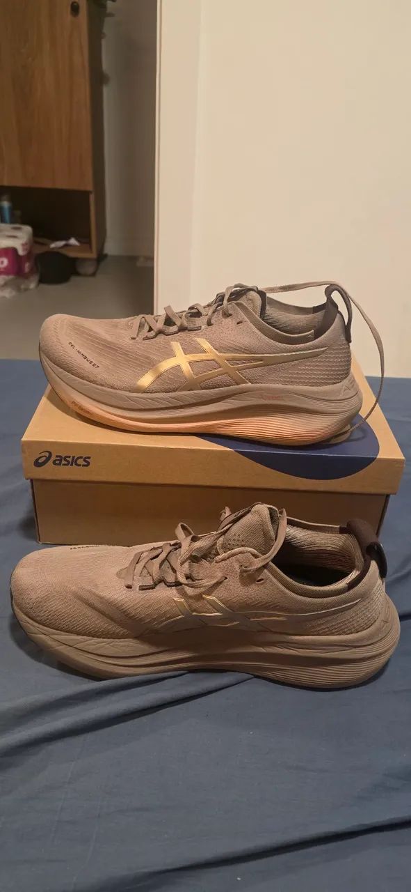 Asics gel nimbus 27 luxe 43 com nota e caixa - Foto 5
