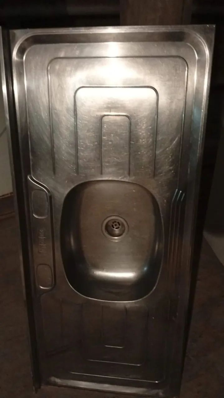 Cuba de inox 1,20m acimentada 