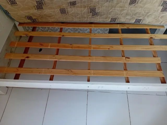 Cama solteiro madeira - Foto 4