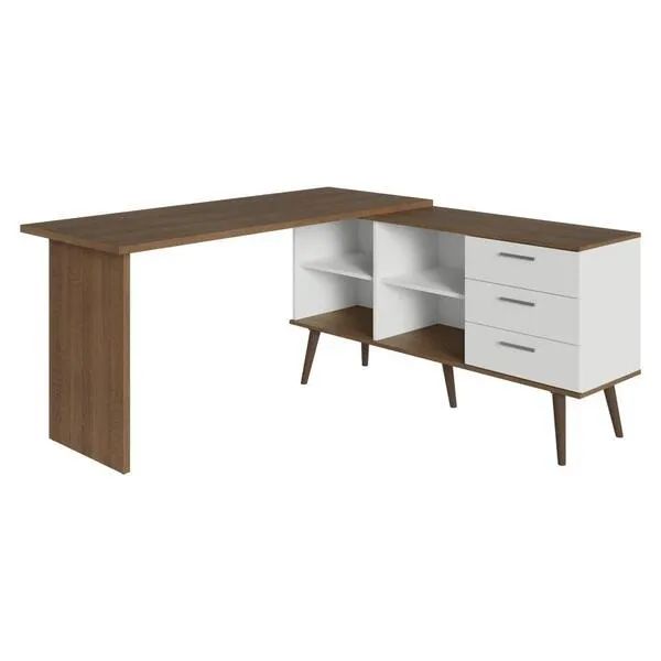 Mesa Computador com 3 gavetas  - Foto 5