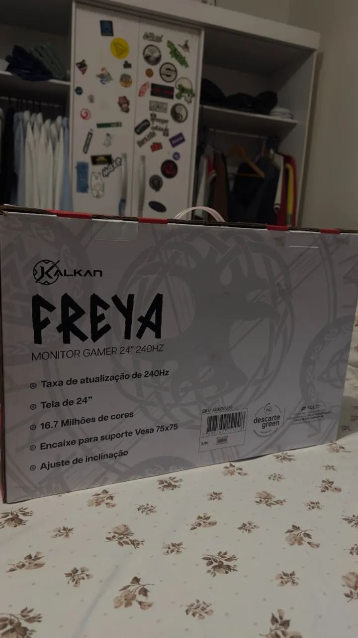 Monitor Gamer 24 polegadas IPS 240hz Perfeito! Com NF. - Foto 3